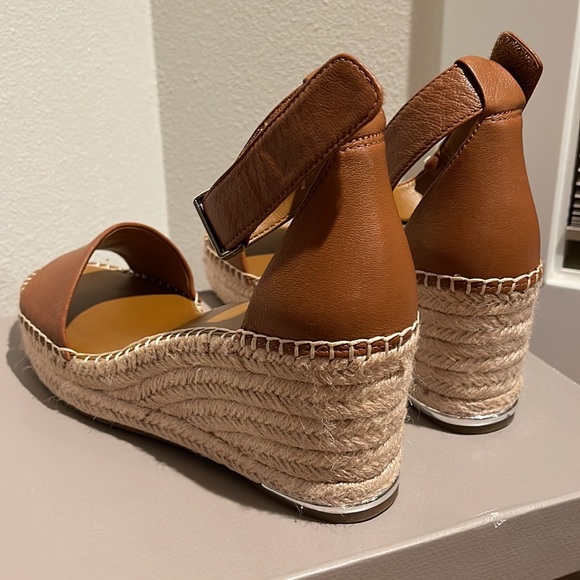 Franco Sarto Clemens Tan Espadrille Wedge Sandal - Picture 2 of 7